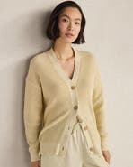 Haven Well Within Organic Cotton Shaker Stitch Cardigan