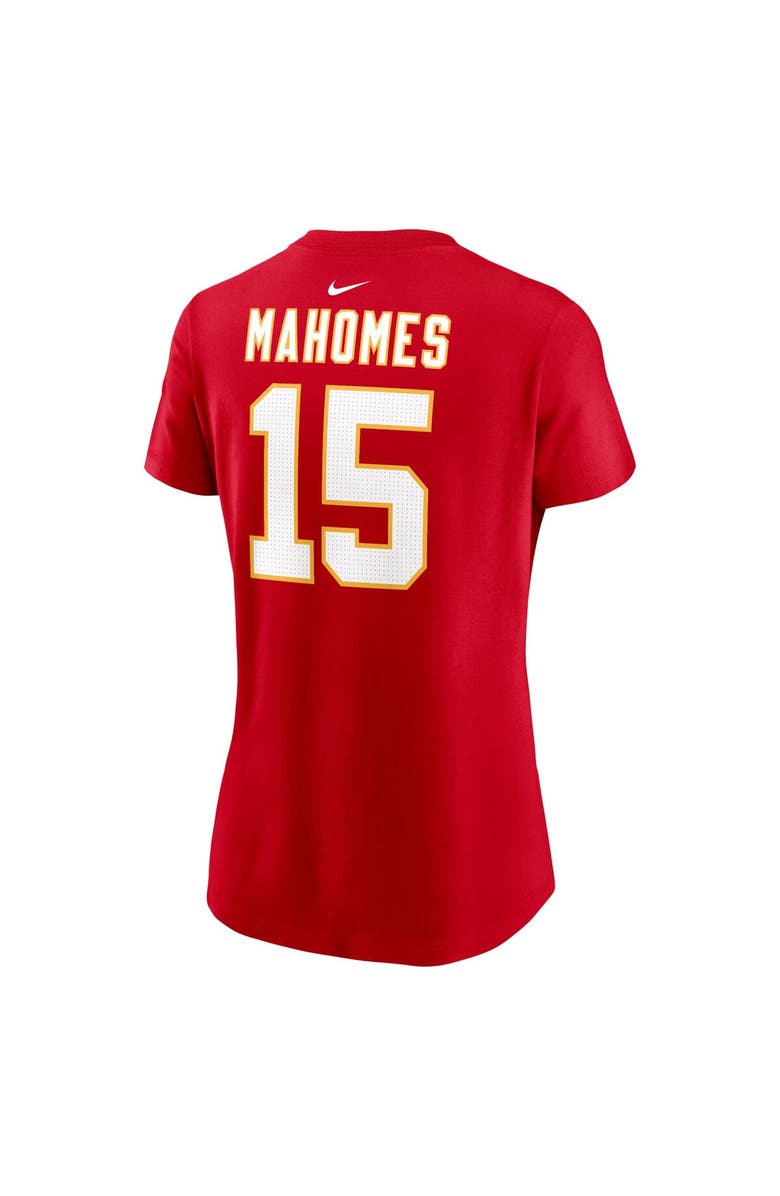 Nike Women's Nike Patrick Mahomes Red Kansas City Chiefs Super Bowl LVIII Patch Player Name & Number T-Shirt, Alternate, color, 