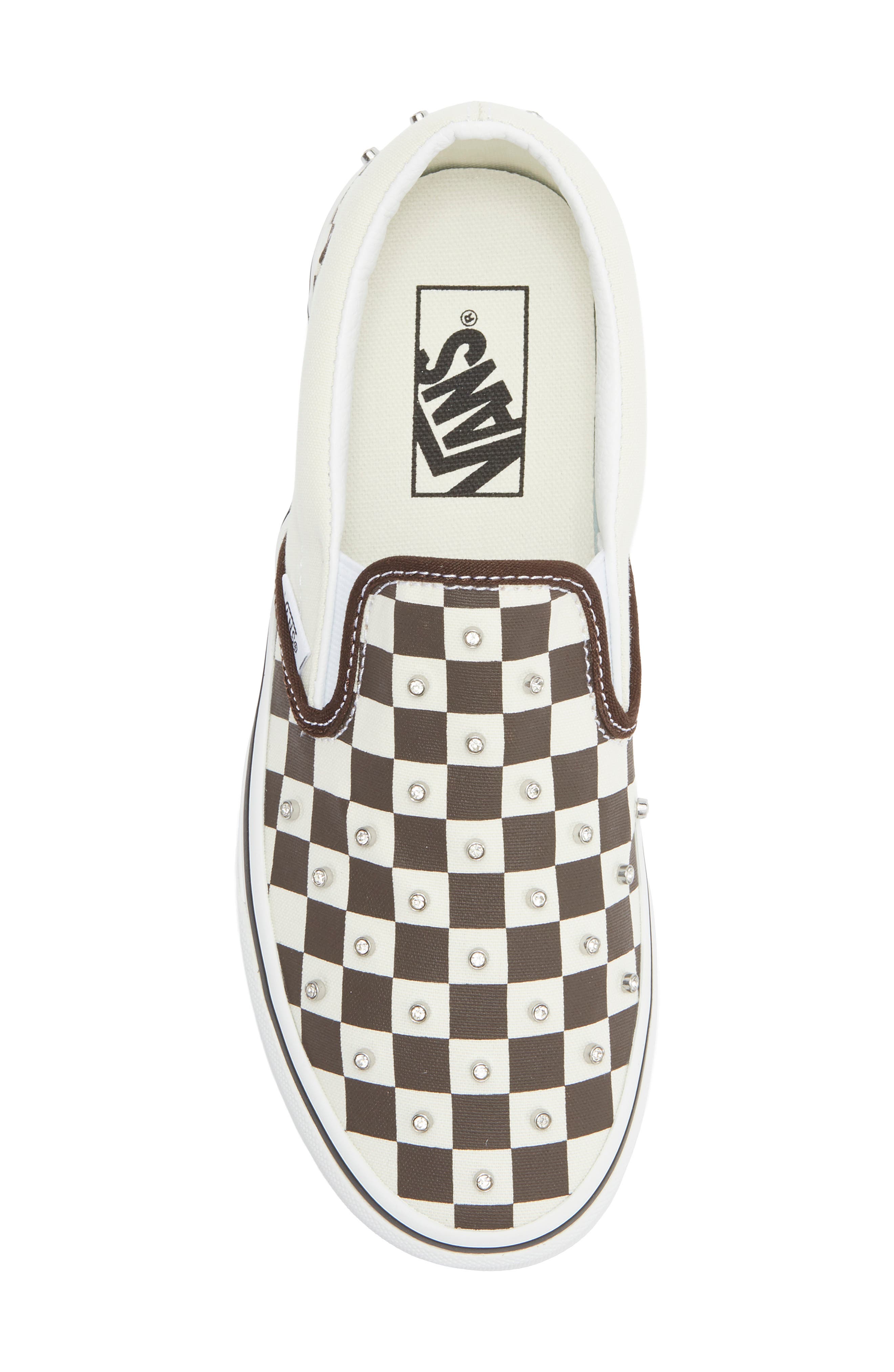 Vans Classic Slip-On Sneaker, Alternate, color, Rhinestone Demitasse