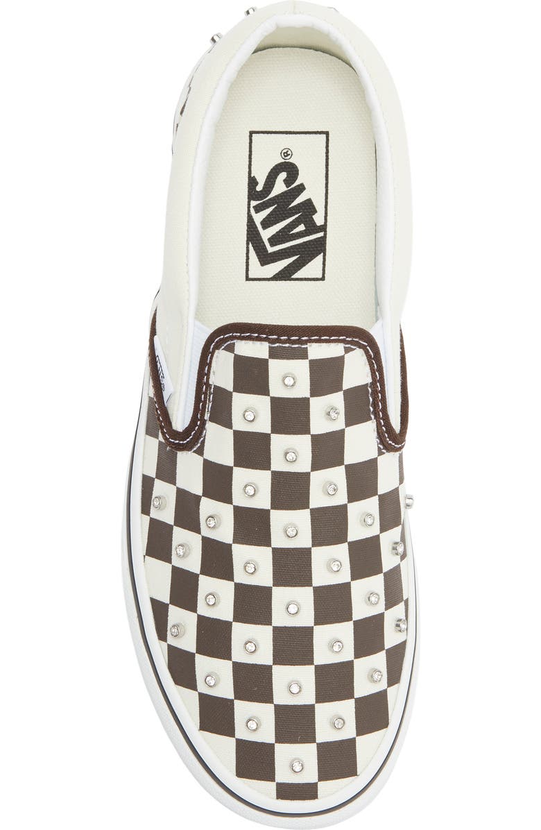 Vans Classic Slip-On Sneaker, Alternate, color, Rhinestone Demitasse