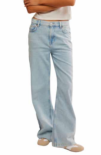Free People Stride High Waist Wide Leg Jeans