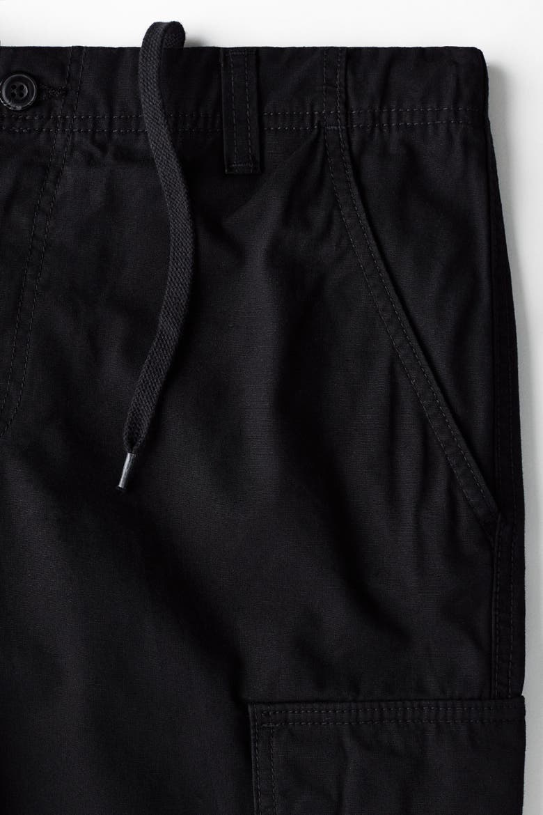 Relaxed-fit Cargo Pants, Alternate, color, Black
