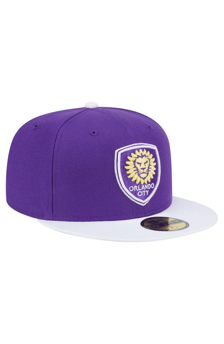 New Era Men's New Era Purple Orlando City SC 2025 Kickoff 59FIFTY Fitted Hat, Alternate, color, Purple