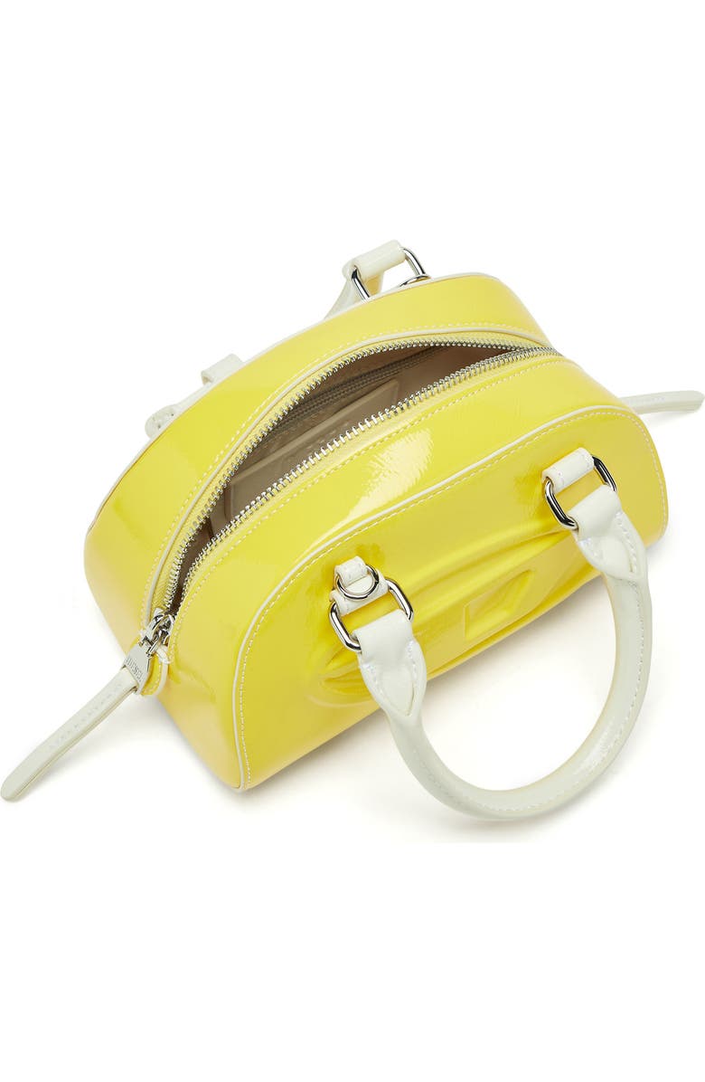DIESEL<sup>®</sup> Mini 1DR Dome Faux Leather Bowling Bag, Alternate, color, Yellow