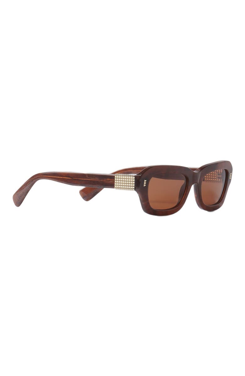 Lanvin Concerto Sunglasses, Alternate, color, Brown/Natural