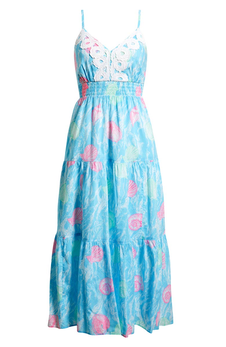 Lilly Pulitzer<sup>®</sup> Zanna Shell Print Midi Sundress, Main, color,