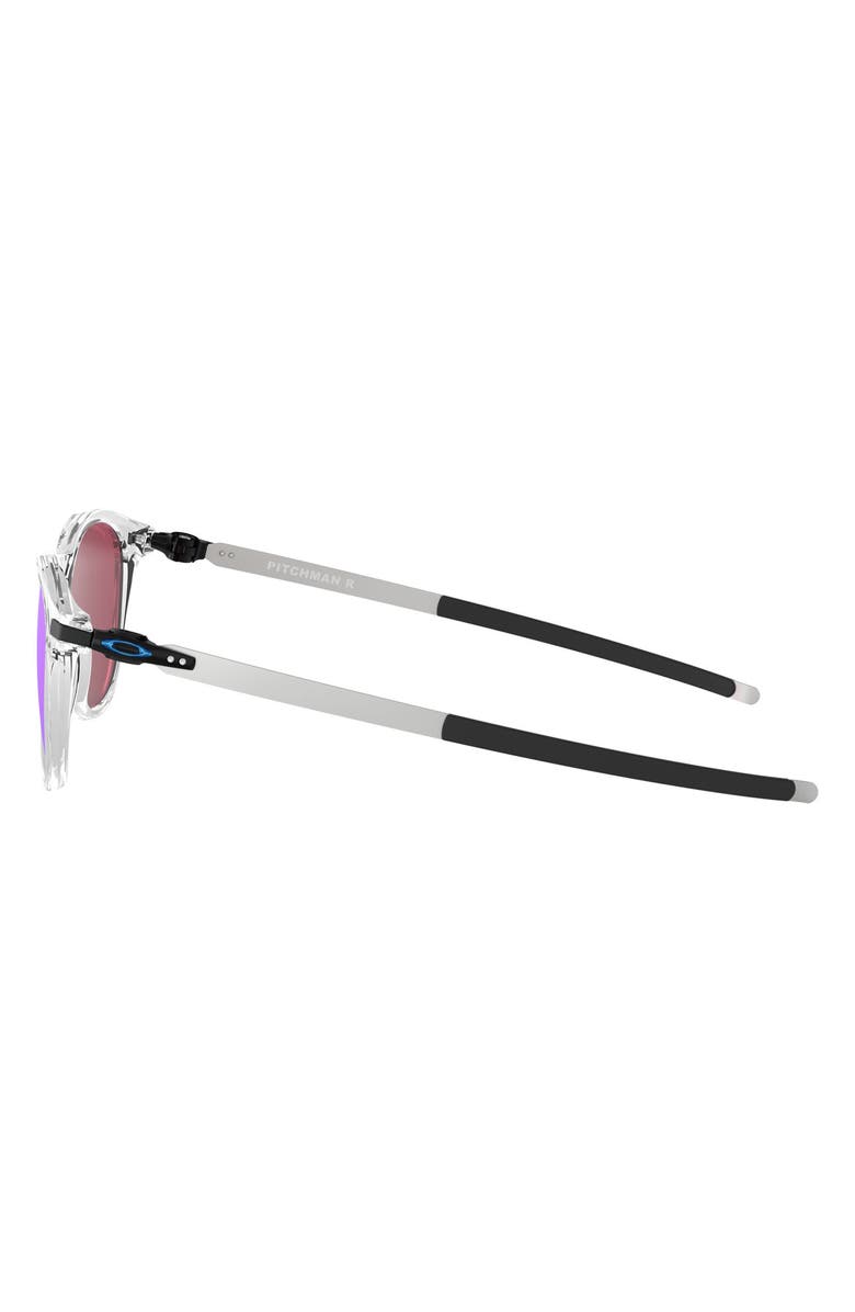 Oakley Ptchman<sup>™</sup> 50mm Small Round Sunglasses, Alternate, color, Clear