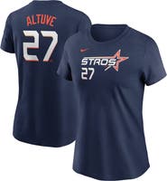 Nike Women's Nike Jose Altuve Navy Houston Astros 2025 City Connect Fuse Name & Number T-Shirt