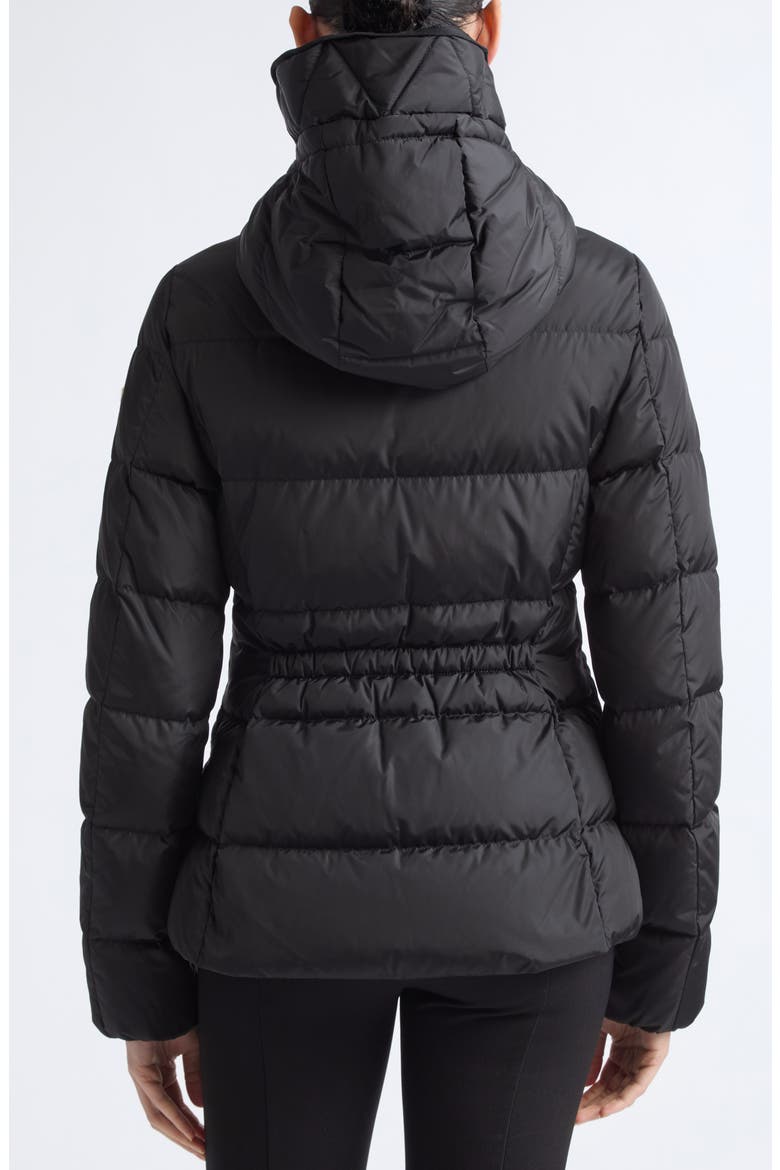 Avoce Hooded Down Jacket, Alternate, color, BLACK/ BLACK