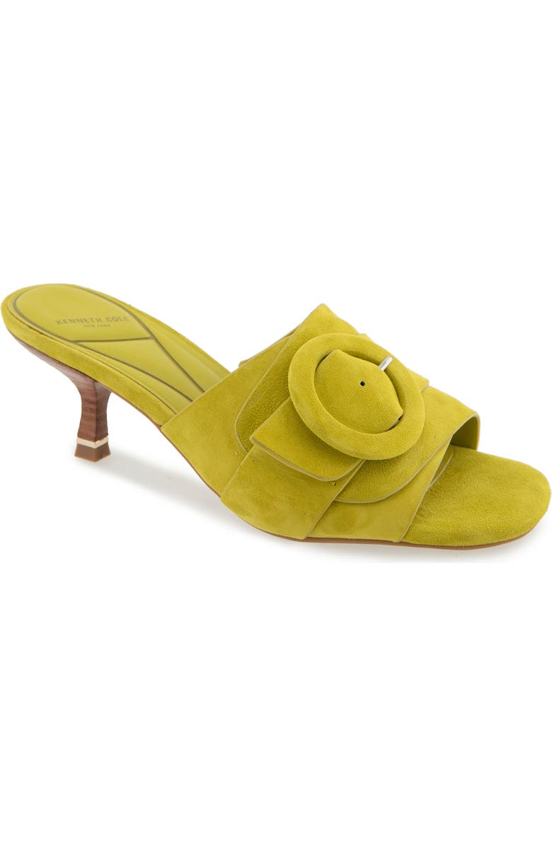 Kenneth Cole Valentina Sandal, Main, color, Chartreuse Suede