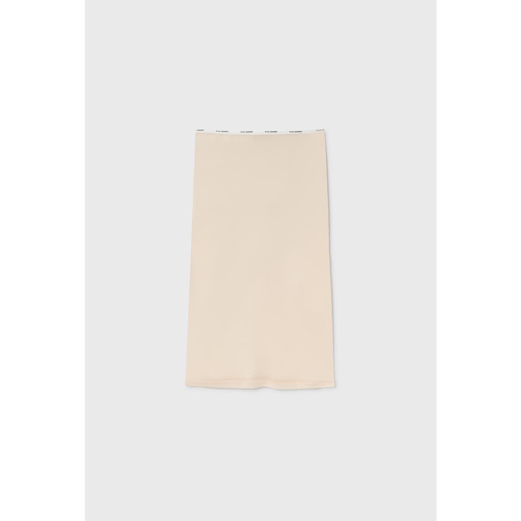 Silk Laundry Mesh Skirt Hazelnut In Hazelnut