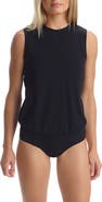 Commando Essential Cotton Muscle Thong Bodysuit
