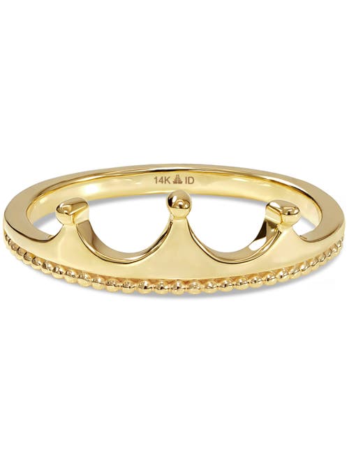 Devata Crown Ring In Gold