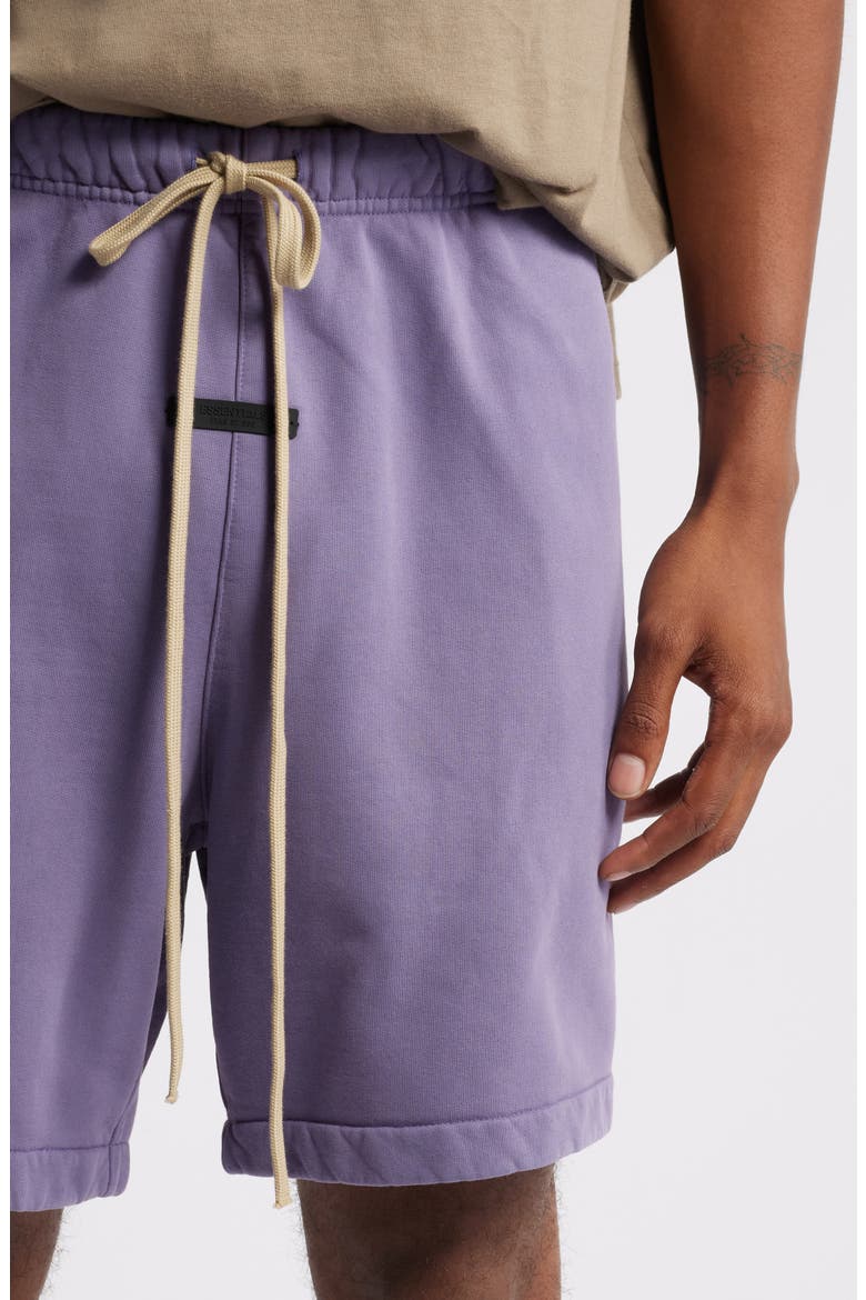 Gender Inclusive Heavy Cotton Fleece Soccer Shorts, Alternate, color, LAVENDER