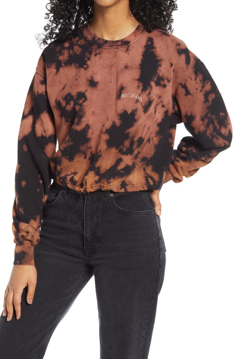 BDG Urban Outfitters Bubble Hem Sweat Top, Main, color,