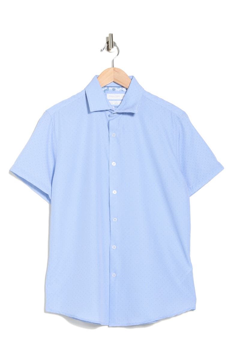 DENIM AND FLOWER Button-Up Shirt, Main, color, Light Blue