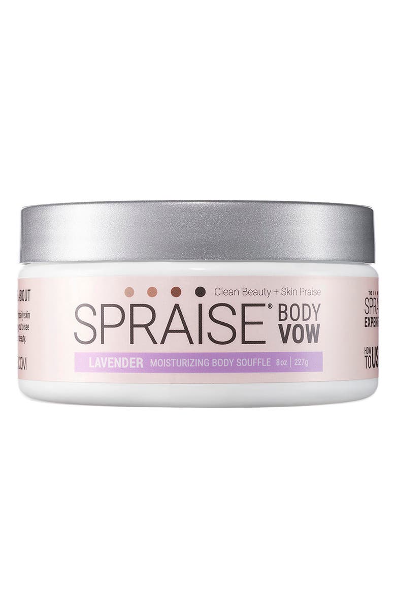 SPRAISE<sup>®</sup> Lavender Body Vow Moisturizing Body Soufflé, Main, color, 