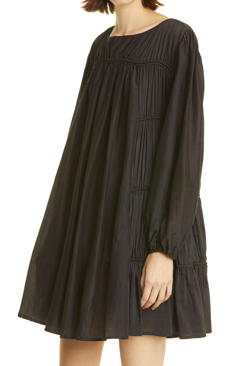 Merlette Siddal Tiered Long Sleeve Minidress, Alternate, color,