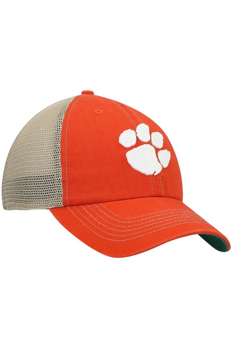 Men's '47 Orange Clemson Tigers Trawler Trucker Snapback Hat, Alternate, color, Orange