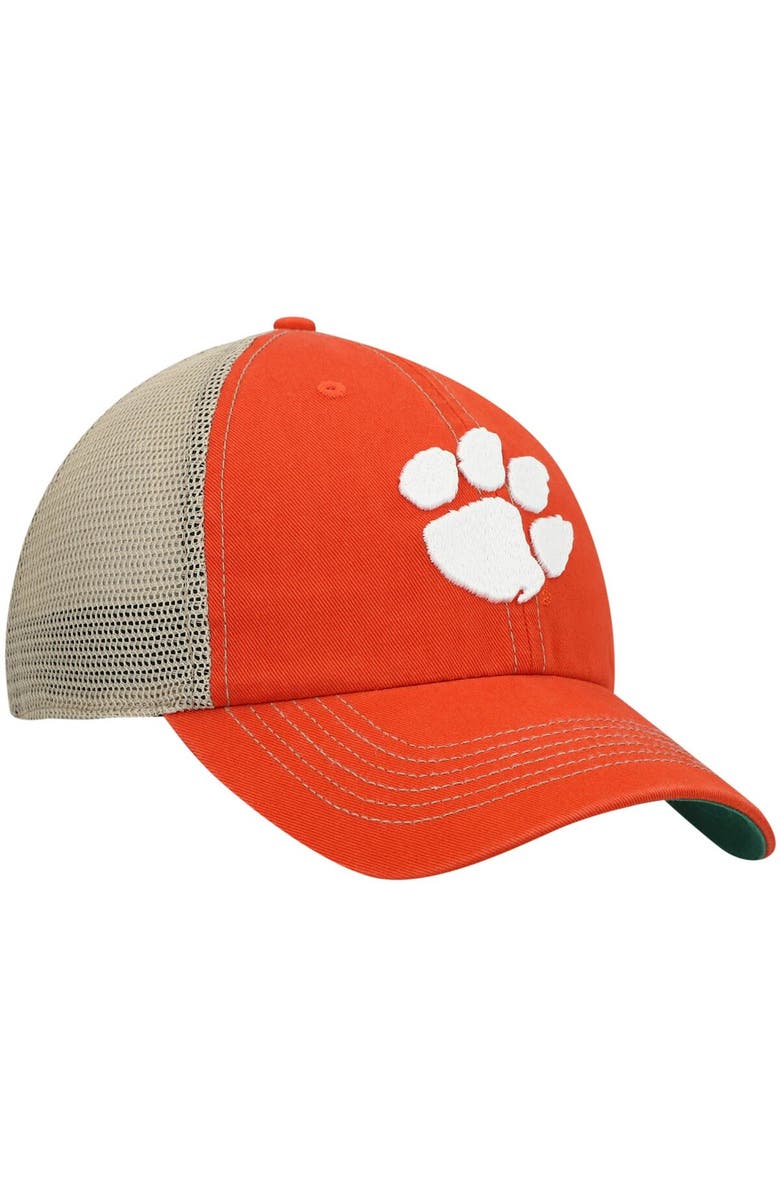 '47 Men's '47 Orange Clemson Tigers Trawler Trucker Snapback Hat, Alternate, color, Orange