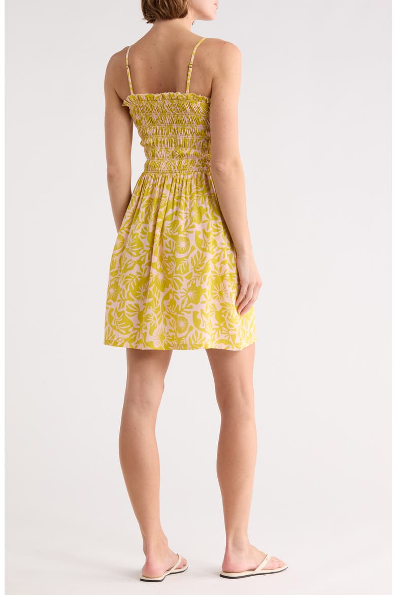 Seaside Breeze Minidress, Alternate, color, CHARTREUSE