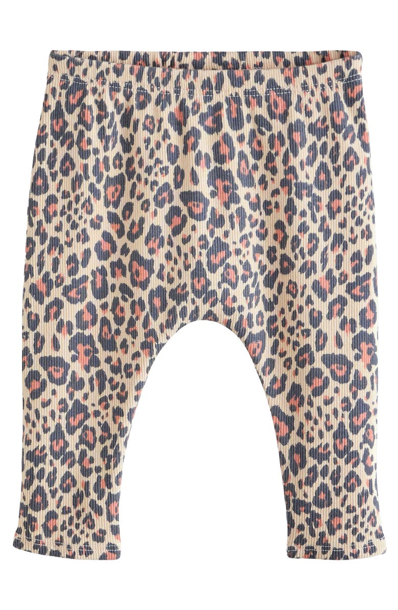 NEXT Rib Bodysuit, Denim Jacket & Leggings Set, Alternate, color, Blue