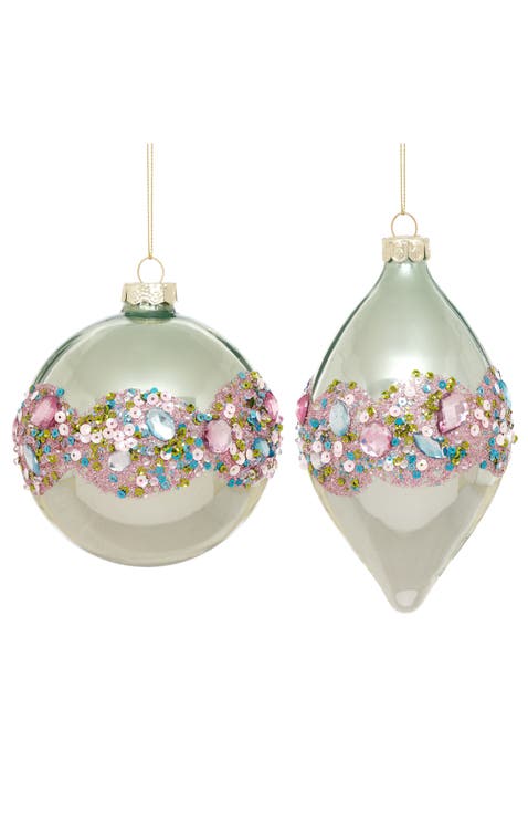 Jeweled Band Ornament, Box of 6
