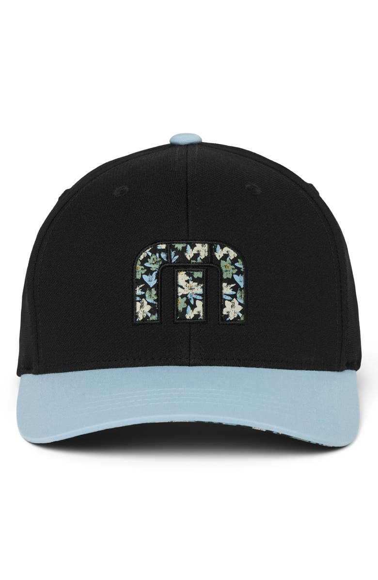 TravisMathew Fairway Fit Snapback Baseball Cap, Alternate, color, Black