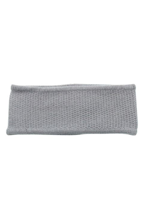 Honeycomb Stitch Cashmere Headband