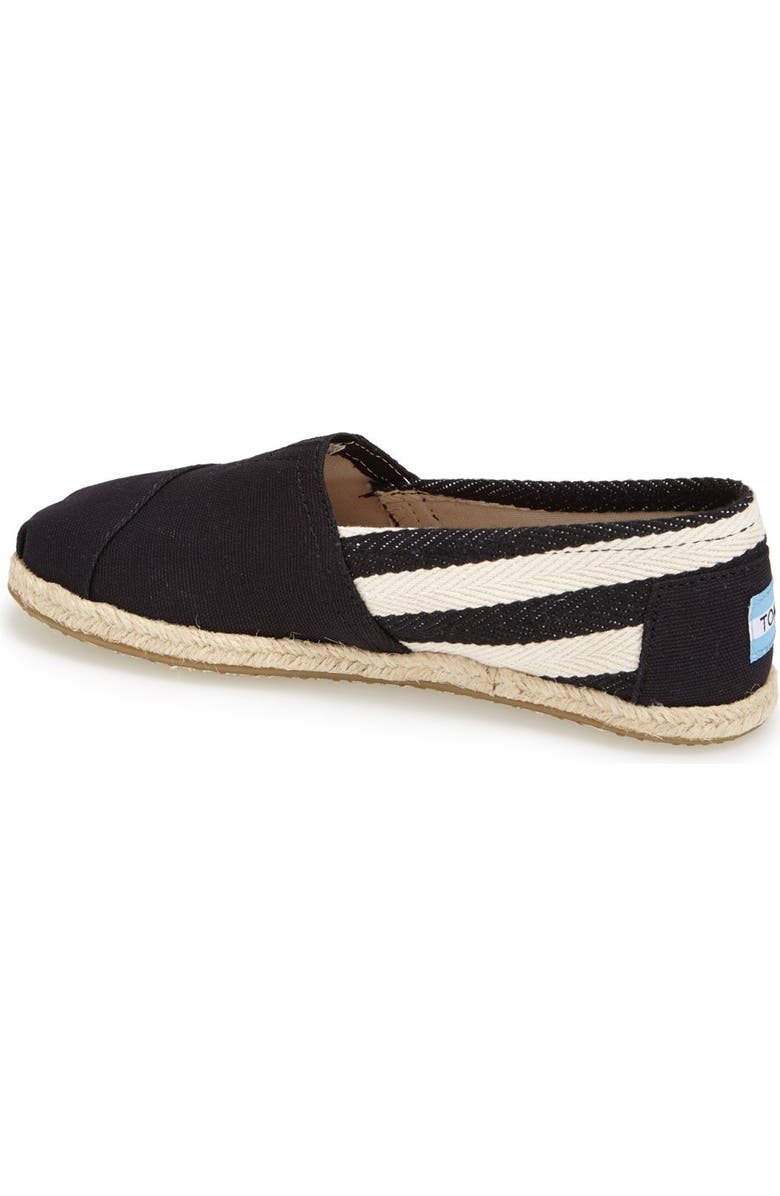 TOMS 'Classic - University Stripe' Slip-On, Alternate, color,