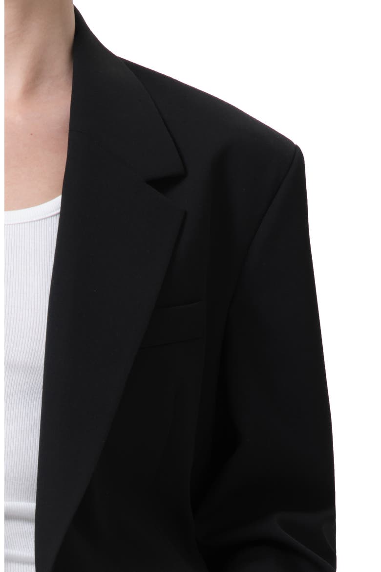 Callie Crop Blazer, Alternate, color, BLACK