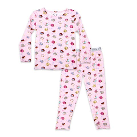 Kids' Pink Donut Set of 2 Piece Pajamas