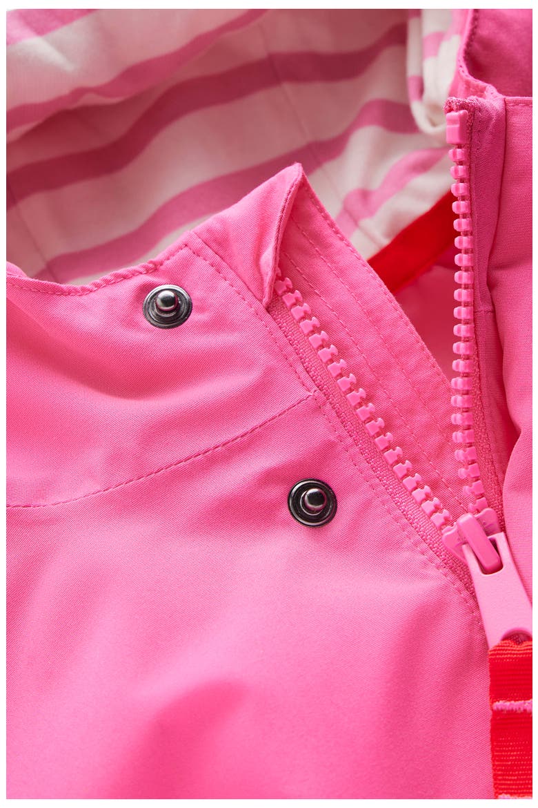 Kids' Waterproof Hooded Jacket, Alternate, color, SORBET PINK MONSTER