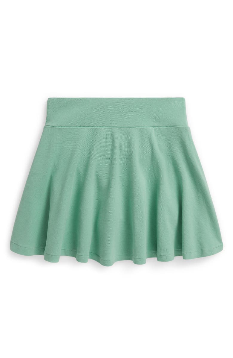 Polo Ralph Lauren Kids' Tennis Skirt with Built-In Shorts, Alternate, color, Green
