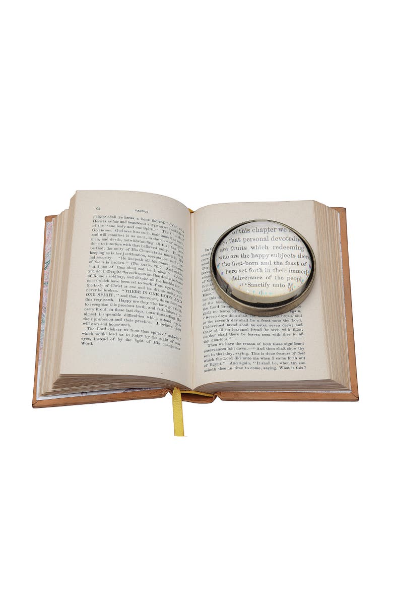 Storied Home Round Paperweight Magnifying Glass, Main, color, Clear