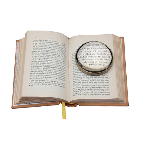 Round Paperweight Magnifying Glass