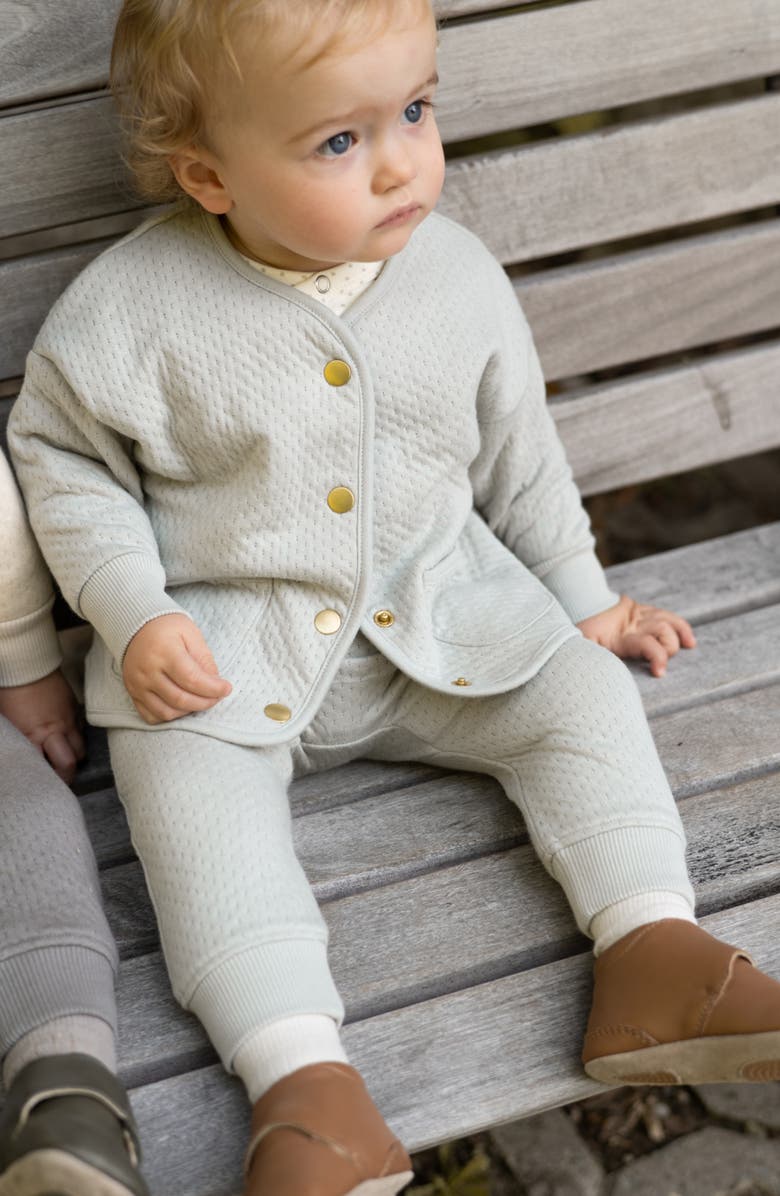 Pehr Cloud Organic Cotton Harem Pants, Alternate, color, Soft Sea