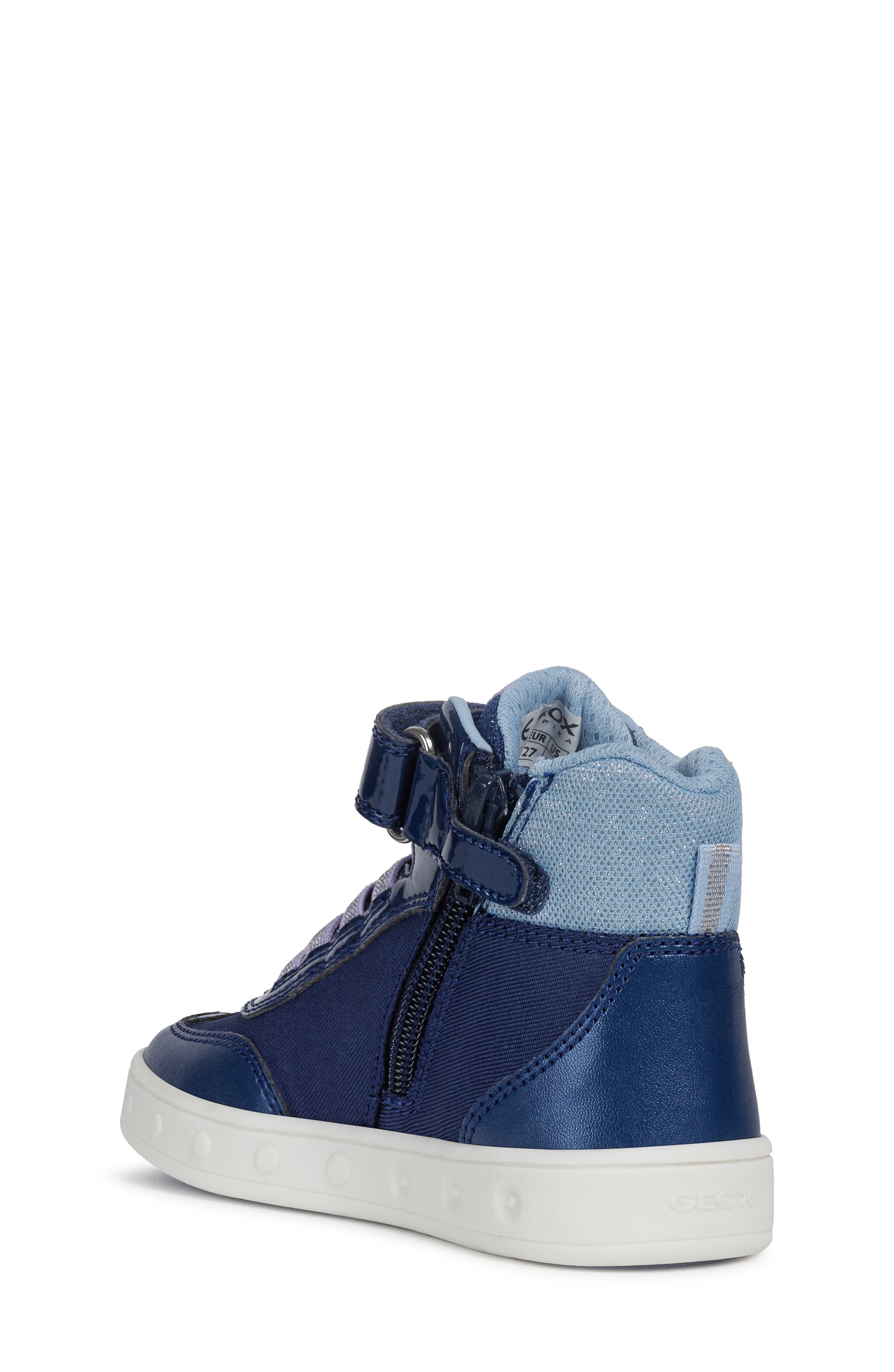 Geox x Disney Skylin 6 Frozen High Top Sneaker, Alternate, color, 