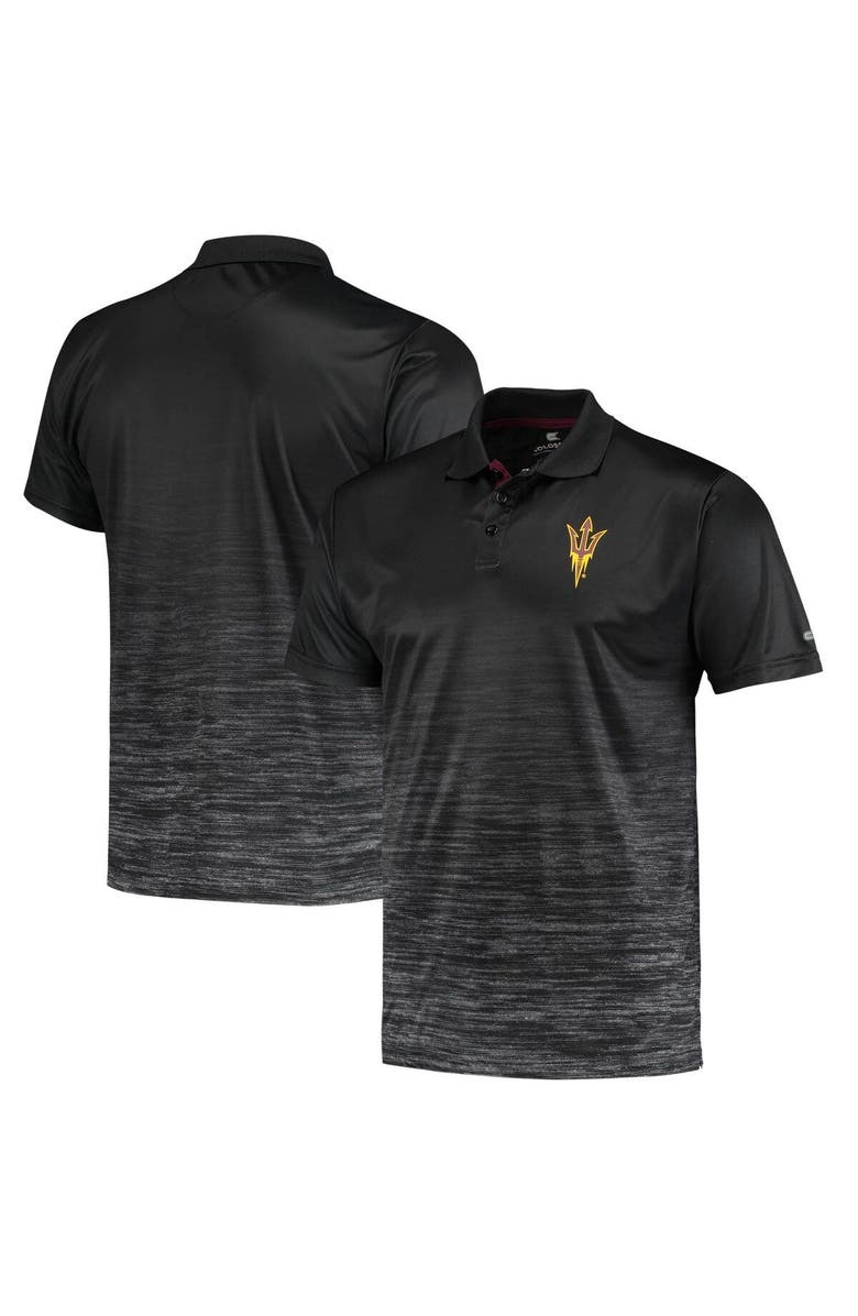 COLOSSEUM Men's Colosseum Black Arizona State Sun Devils Marshall Polo, Alternate, color,
