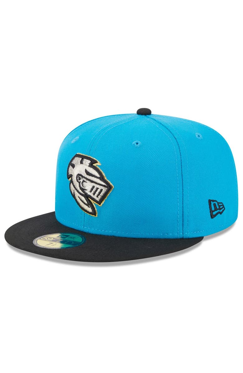 New Era Men's New Era Blue Charlotte Knights Authentic Collection Alternate Logo 59FIFTY Fitted Hat, Alternate, color, Blue
