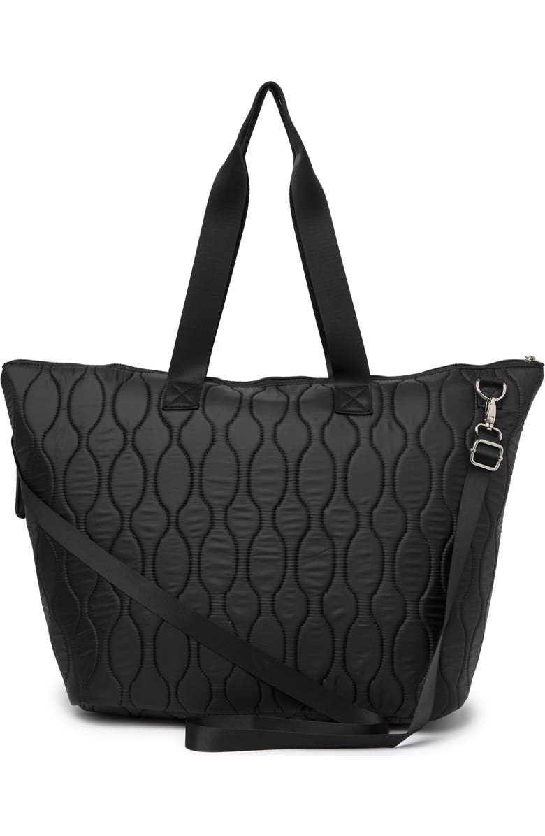 Madden Girl Quilted Weekend Tote Bag, Alternate, color,