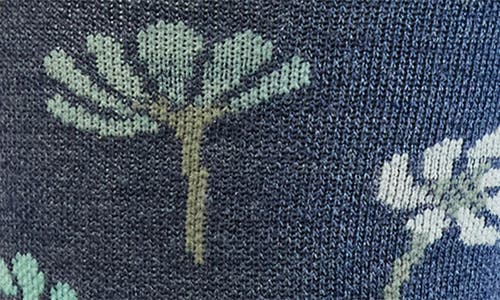 Sockwell Field Flower Compression Socks In Blue