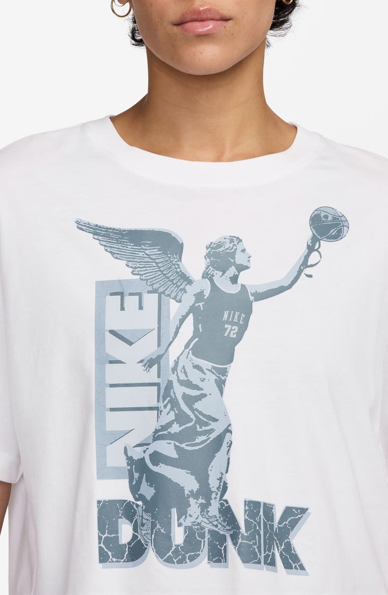 Nike Swoosh Fly Graphic T-Shirt, Alternate, color, White