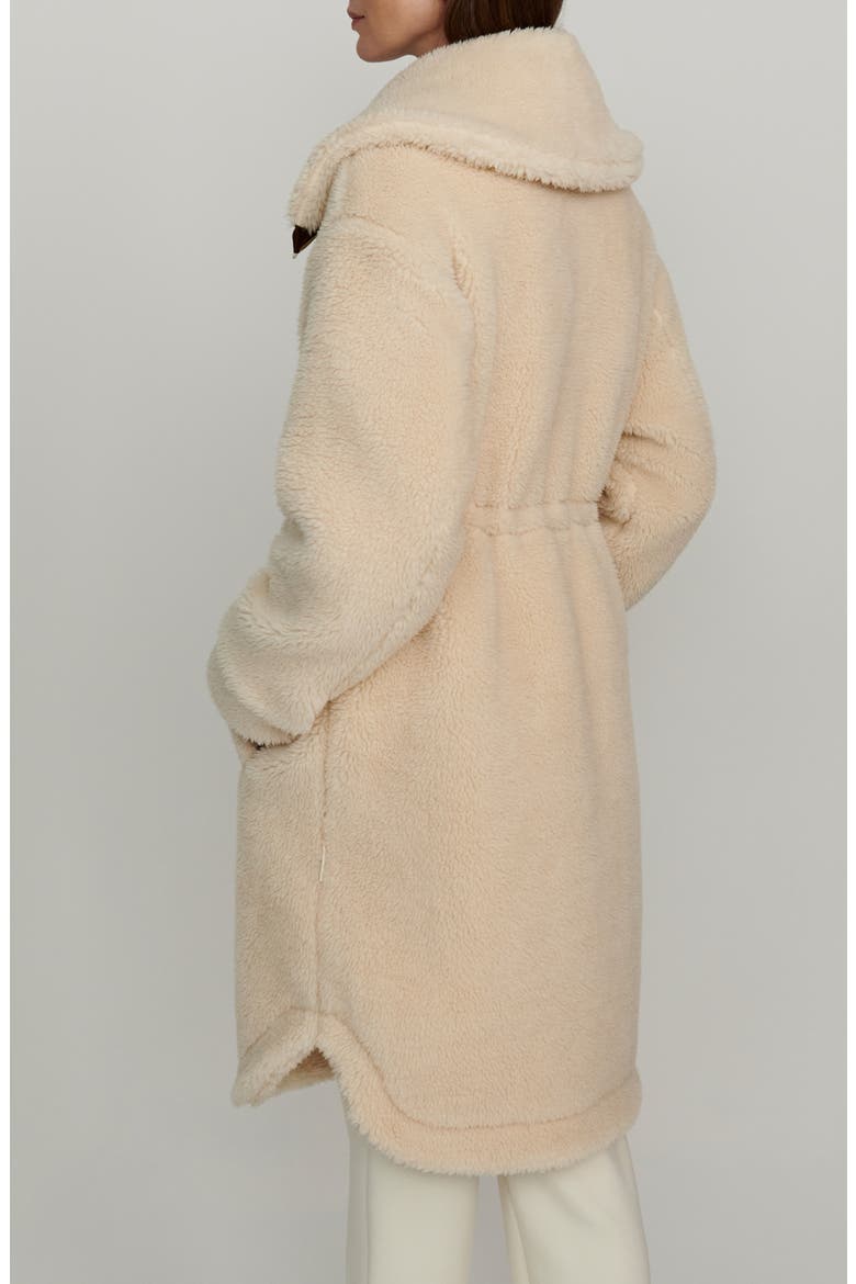 Jeremy Long Faux Fur Coat, Alternate, color, SAND SHELL/ SHAVED CHOC