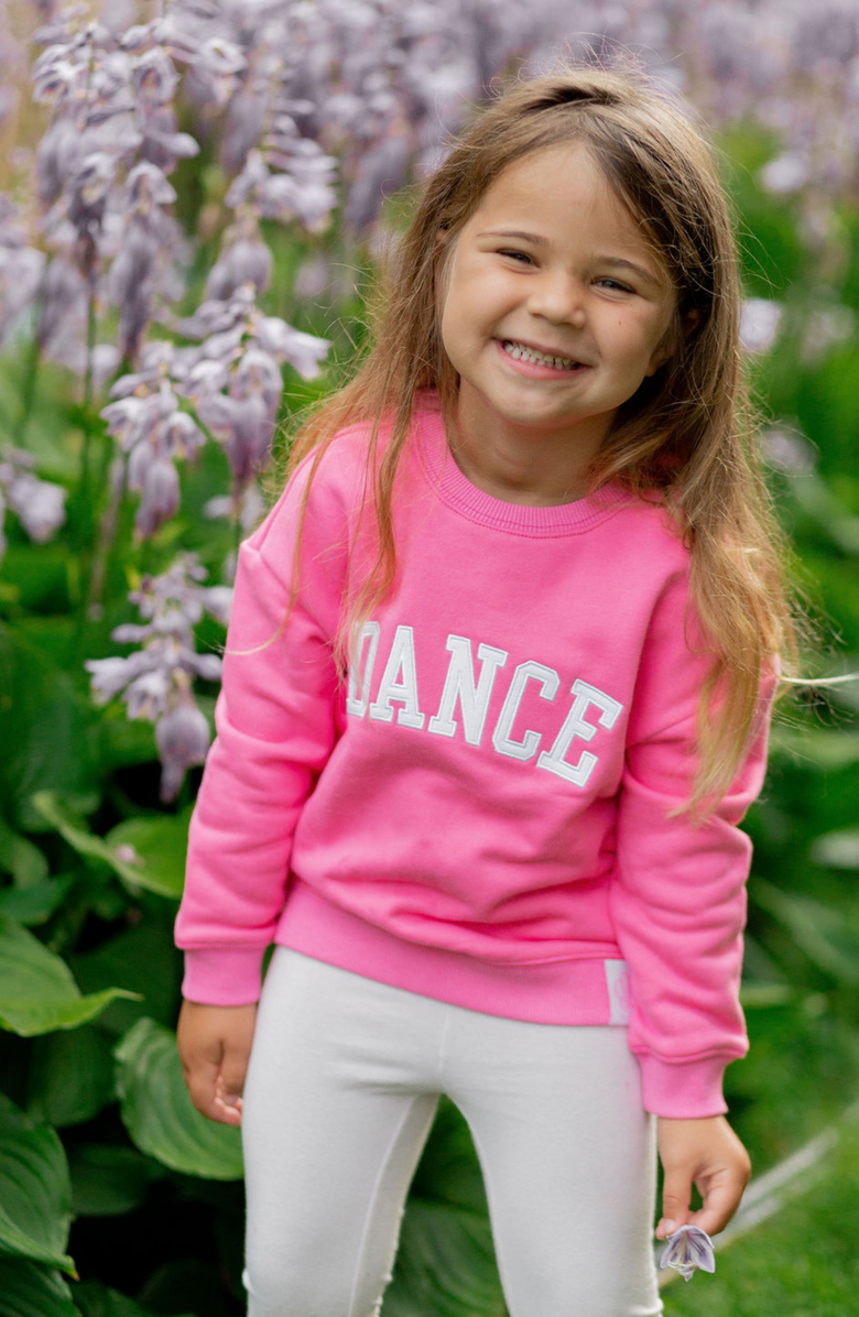 Bits & Bows Dance Sweatshirt, Alternate, color, Pink