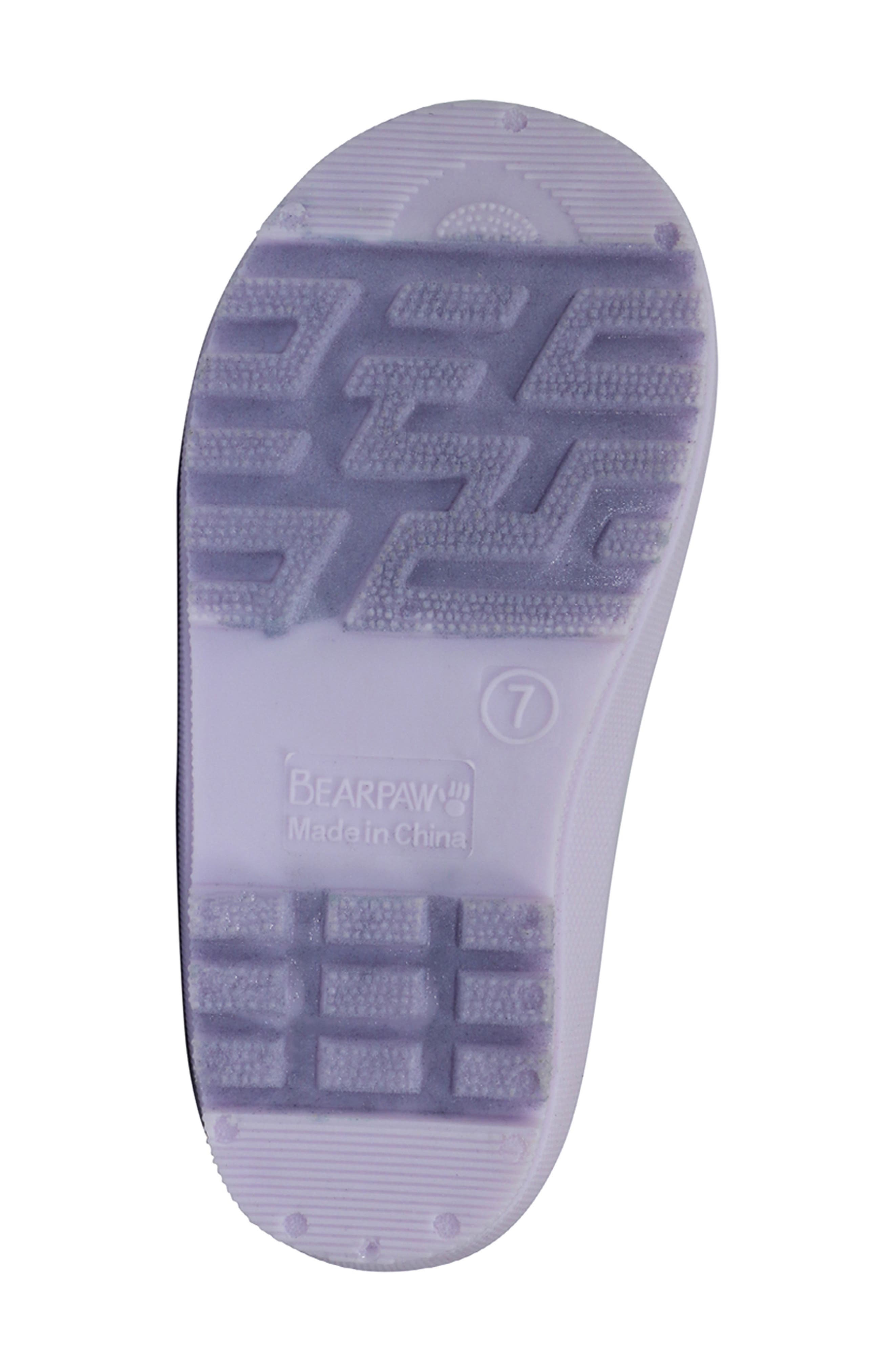 BEARPAW Kids' Shortie Rain Boot, Alternate, color, Purple