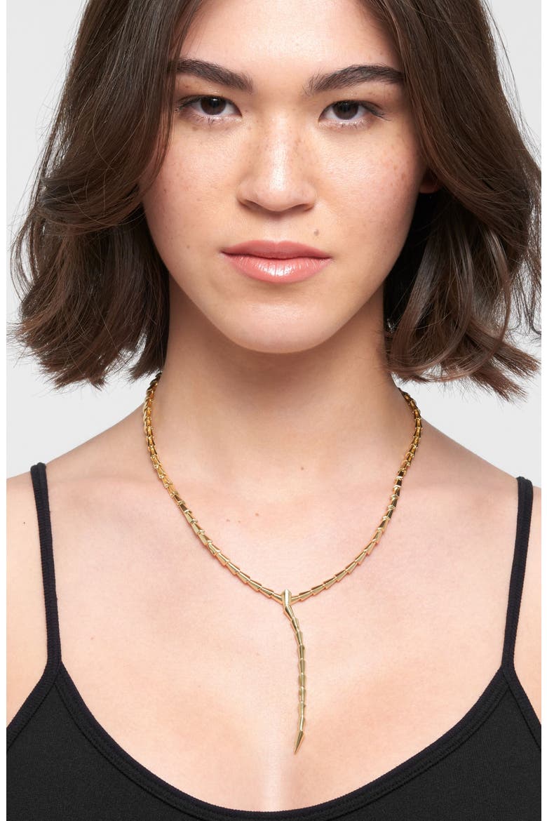 Lariat Necklace, Alternate, color, GOLD
