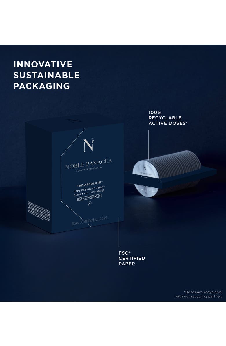 Noble Panacea The Absolute Peptide8 Night Serum Refill, Alternate, color, White