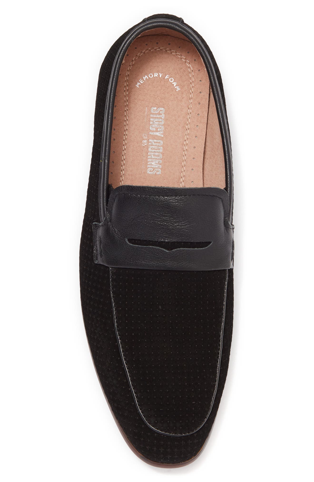 Stacy Adams Wyatt Leather Penny Loafer, Alternate, color, 