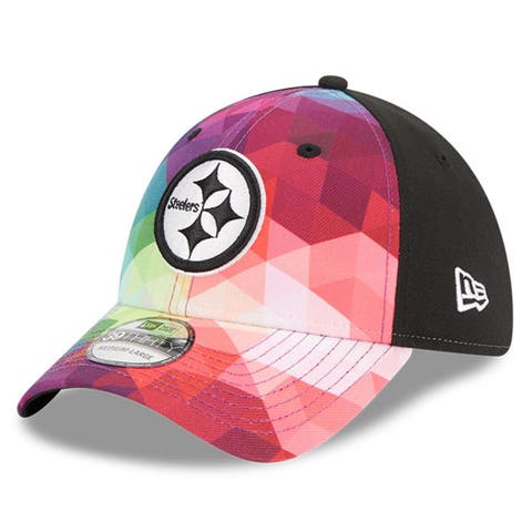 Men's New Era  Pink Pittsburgh Steelers 2023 NFL Crucial Catch 39THIRTY Flex Hat